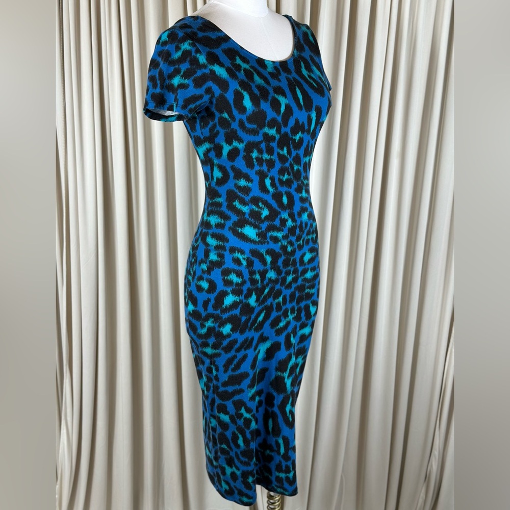 WAYF Cheetah Print Dress